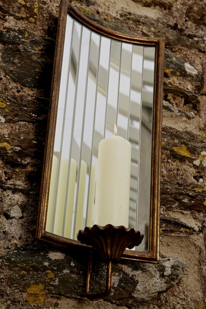 Mirrored Wall Sconce