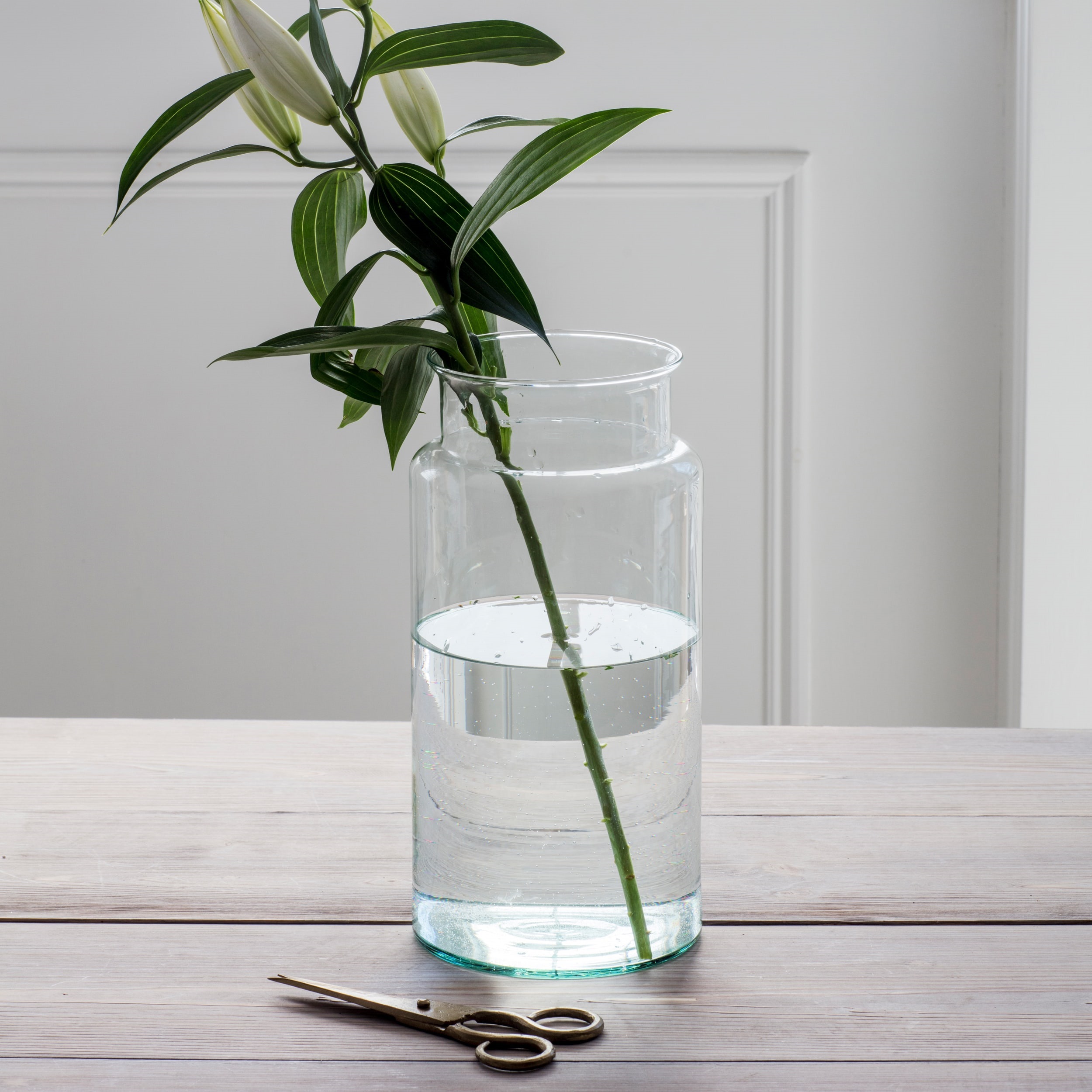 Tall Recycled Glass Vase