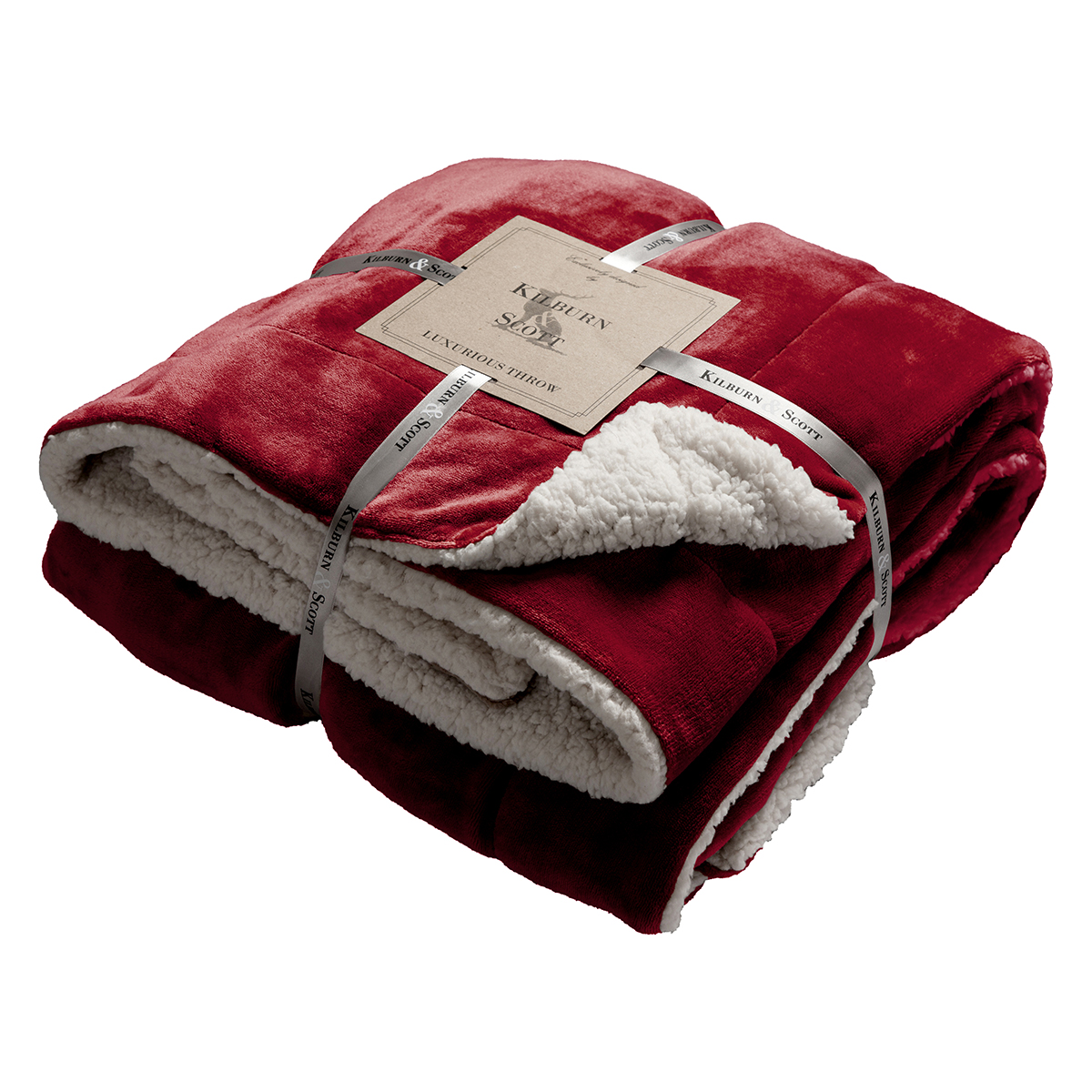 Sherpa Red Throw