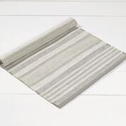 Striped Rug in Smoke