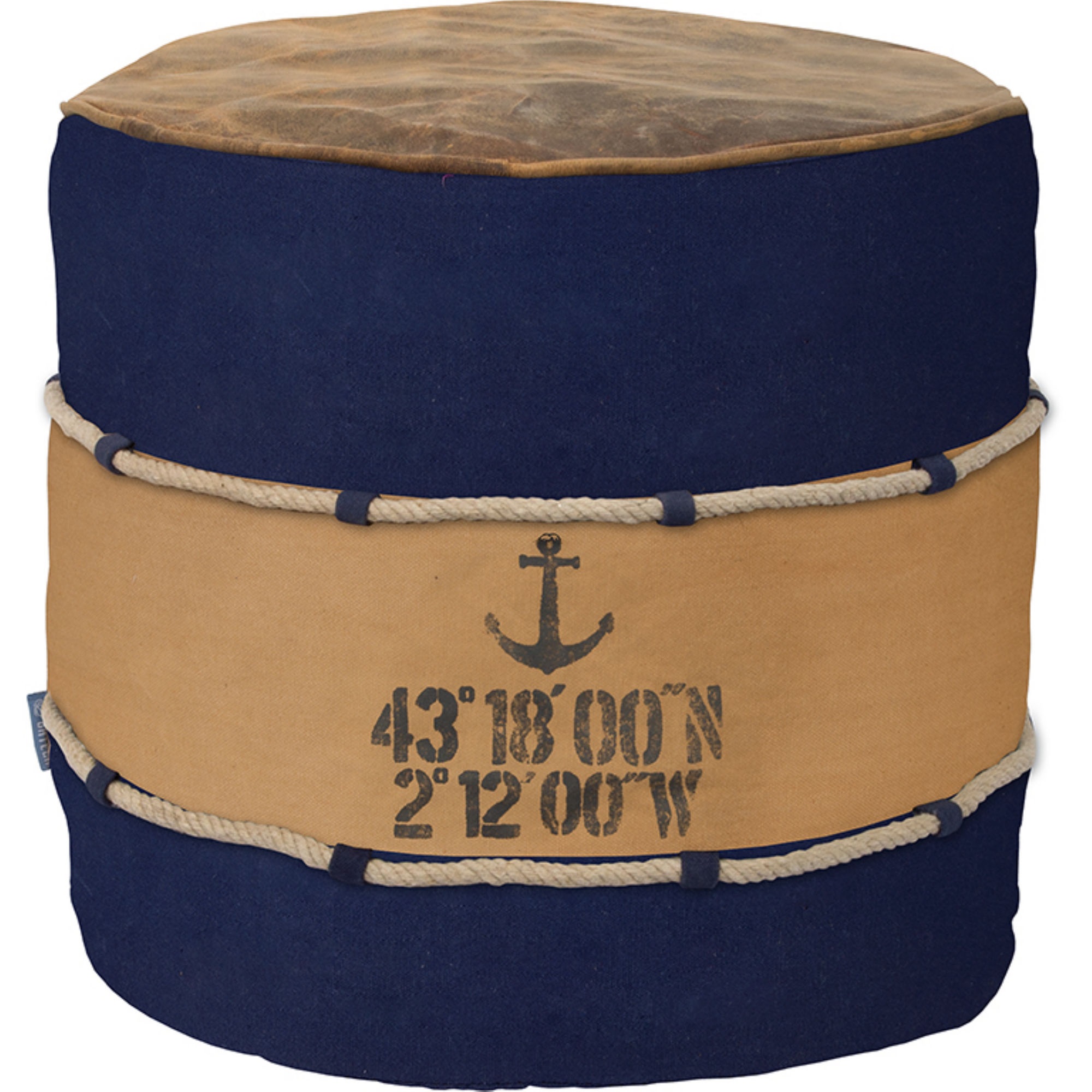 NEW! Drum Pouffe