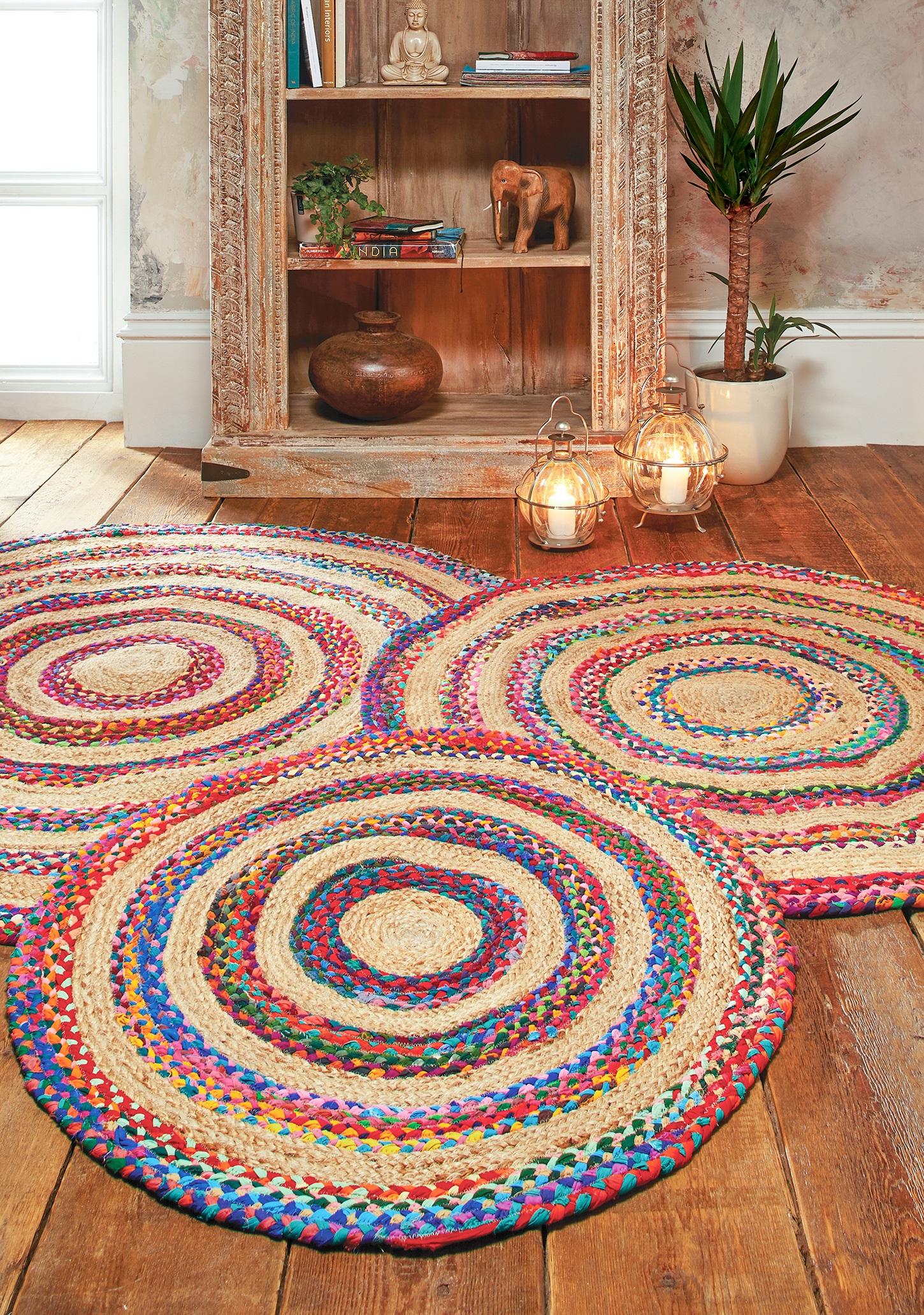 NEW! Circular Chindi Rug